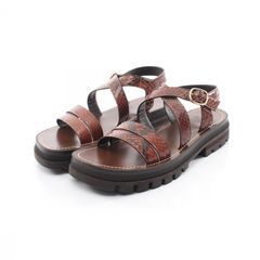 美品 セリーヌCELINE クレア トリオンフ グラディエーター サンダル 36