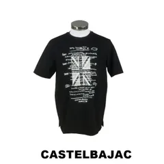 25％OFF　カステルバジャック　CASTELBAJAC　ユニオンジャック柄半袖Tシャツ　7216272170-3　クロのサムネイル