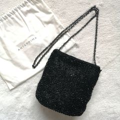 ANTEPRIMA ワイヤーバッグ 黒 チャーム付き - メルカリ