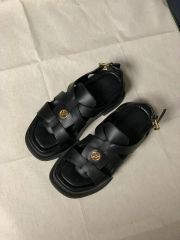 ルイヴィトン モノグラム 黒 スポーツ サンダル フットベット 24.5