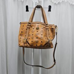 MCM エムシーエム ヴィセトス柄 トートバッグ リバーシブル ポーチ付き