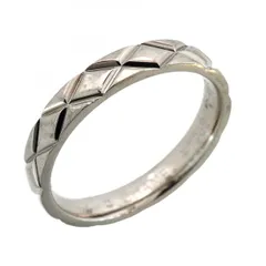 【6jfb0307】シャネル リング マトラッセ Pt950 プラチナ ＃56【中古】メンズのサムネイル