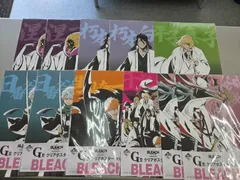 一番くじ　BLEACH　G賞　クリアポスター　日番谷冬獅郎　黒崎一護　平子真子　朽木白哉のサムネイル