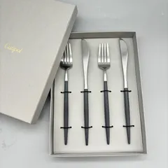 未使用保管品　クチポール 正規品　cutipol カトラリーセット　4点　ディナーナイフ　フォークのサムネイル