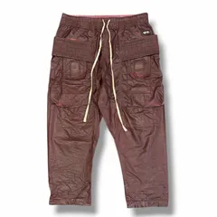 国内正規 RICK OWENS DRKSHDW CREATCH CARGO CROPPED クリーチカーゴクロップドパンツ リックオウエンス ダークシャドウ DU21S2371-PW ボルドー S （18630M）のサムネイル