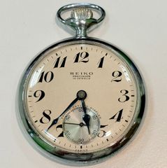 SEIKO PRECISION 懐中時計 セカンドセッティング - メルカリ