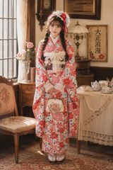 美品！】正絹 振袖フルセット 成人式 トールサイズ 身丈ゆったり174裄