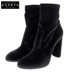 CASADEI　カサディ　美品 ベロア ショート ブーツ レディース ブラック 37　37のサムネイル