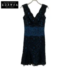 TADASHI SHOJI　タダシショージ　ACZ1345M Vネック ノースリーブ 刺繍レース ワンピース　4のサムネイル