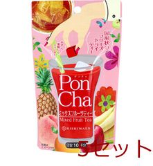 PonCha ポンチャ ミックスフルーツティー 13g 10粒入 4977578410592 ×5セット