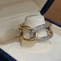 MIKIMOTO ミキモトK18/Pt950 ダイヤ0.29ct チェーンリングのサムネイル