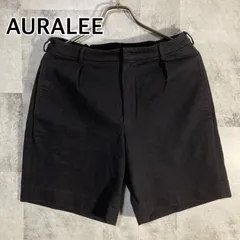 日本製 AURALEE オーラリー ショートパンツ コットン ネイビー 0 後染めのサムネイル