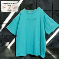 Hangoverz Y2K Archive Graphic Tee ハングオーバーズ ストリート お酒 コラージュ グラフィック バックプリント 刺繍 半袖 Tシャツ テック ターコイズ ブルー オーバーサイズ ビッグシルエット XLサイズ相当のサムネイル
