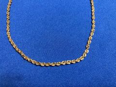 生前整理品 ゴールドチェーンネックレス 60センチ 幅5mm - メルカリ