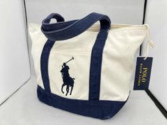 $198LAUREN Ralph Lauren トートバッグ LRLロゴ マリン - メルカリ