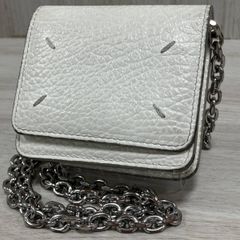 Maison Margiela チェーンウォレット ホワイト - メルカリ