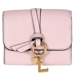 クロエ Chloe スモール トリフォールド ウォレット 三つ折り財布 レザー CHC21WP718F57521 ミスティーラベンダー ダスティ ピンク【中古】のサムネイル