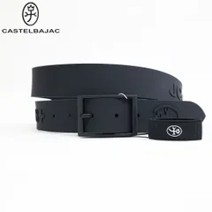 カステルバジャック CASTELBAJAC 立体 ロゴ シリコン ベルト 7236190128 家紋 ゴルフ 26SSのサムネイル
