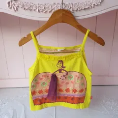 100 オイリリー ノースリーブ Tシャツ イェローのサムネイル
