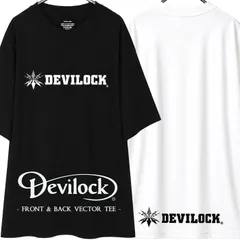 DEVILOCK デビロック「FRONT & BACK VECTOR TEE」半袖Tシャツ メンズレディース オーバーサイズ ビッグ 黒白 ブラックホワイト バックプリント XL2L3L4L パンクロック PUNKROCK ハードコア HARDCORE バンドのサムネイル