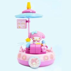 ハローキティ レトロなメリーゴーランド ゼンマイ玩具 高さ11cm - メルカリ