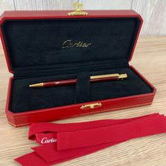 新品未使用】 Cartier ボールペン サントス 本体 専用ケース 箱 付属