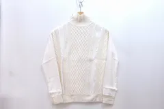 【218705】ESCADA エスカーダ  異素材切替 ケーブルニット リブタートル【クリーニング済み】  XSのサムネイル