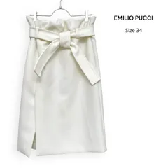 EMILIO PUCCI  エミリオプッチ ベルト付き スカート ホワイト Size34のサムネイル