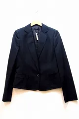 【218625】HUGO BOSS ヒューゴボス  レディース テーラードジャケット ポリエステルウール  ・IT40 ブラックのサムネイル