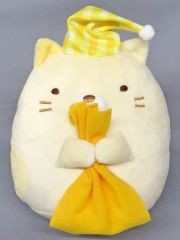 [중고] 봉제 장난감 고양이 담요 꽉 봉제 장난감 [스미코 구라시]
