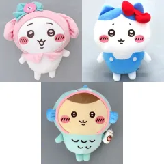 【中古】ぬいぐるみ 全3種セット BIGぬいぐるみ1 「ちいかわ×サンリオキャラクターズ」