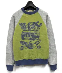 90s ヴィンテージ Y2K HYSTERIC GLAMOUR｜ヒステリックグラマー BLACK MAGIC ラグラン スウェットのサムネイル