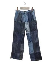 2000s Patchwork Denim Wide Pants - メルカリ