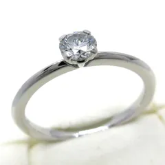 ティファニー TIFFANY & CO. Pt950 ソリティア ダイヤモンド リング