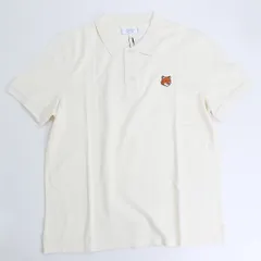 メゾンキツネ MAISON KITSUNE メンズ 半袖 ポロシャツ FOX HEAD REGULAR POLO フォックスヘッド レギュラー ポロ PM00209 KP0002 0063 NOBLEBEIGE 0063 NOBLEBEIGEのサムネイル