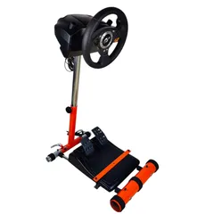 ハンコンスタンド レーシングホイールスタンド 折りたたみ式 Driving Force Pro使用のサムネイル
