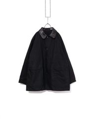 新品 COMOLI コモリ デニムレザーワークジャケット 25AW 襟レザー