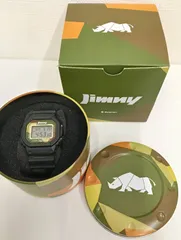 【中古品】 【動作確認済み】 G-SHOCK×SUZUKI ジムニーコラボ 腕時計 3229 DW-5600VT クオーツ デジタル 黒ブラック×迷彩柄 ステンレス 時計 箱 ケース付き 現状品のサムネイル