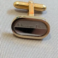 Christian Dior ディオール カフス 片方のみ カフリンクス ゴールド ロゴ ヴィンテージのサムネイル