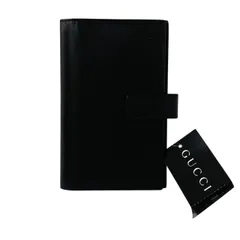 極美品/GUCCI/グッチ/ミニシステム手帳/ブラックレザー/タグあり/メンズ/RS1754のサムネイル