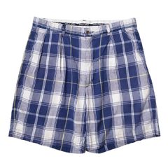w46 美品 ポロ ラルフローレン マドラスチェックショーツ ビッグサイズ
