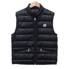 極美品 MONCLER GUI GILET ライトダウンベスト サイズ2 黒 - メルカリ