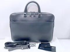 美品　MONTBLANC　モンブラン　アーバン　ウルトラスリム　ブリーフケース　2WAY　ビジネスバッグ　黒　MB124075のサムネイル
