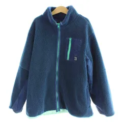 グリーンレーベルリラクシング ユナイテッドアローズ green label relaxing ボアジャケット 子ども服（男の子用） 155 紺 ネイビー ジップアップ 長袖 胸ポケット /AP ■MAのサムネイル