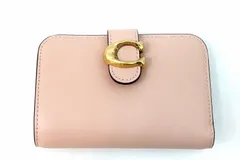【228969】COACH コーチ  タビー ウォレット レザー財布 C金具 CCA98 ベージュ