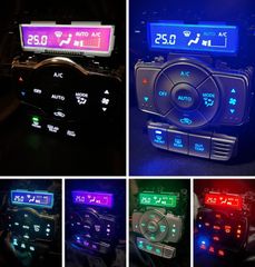エアコンスイッチパネル A/Cパネル LED打ち替え品 MH55S,MK53S MK53S
