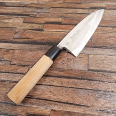 未使用】 業務用出刃包丁 雪藤 刃渡り15cm - メルカリ