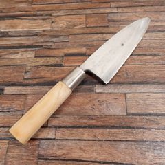 杉本 河越 出刃包丁 和包丁 在銘 中古品 - メルカリ