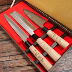 藤次郎作 金付包丁セット 本刃付 藤次郎作 金付包丁セット 本刃付 - メルカリ