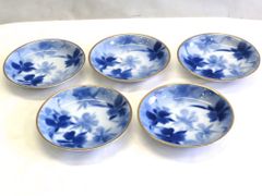 砥部焼 客山窯 風船花 深皿・丸皿5客セット - メルカリ